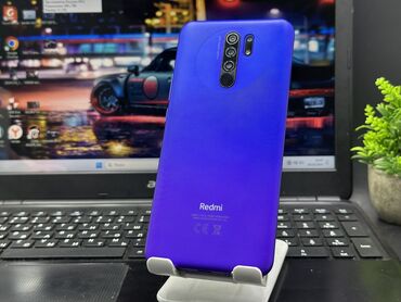 Redmi: Redmi, Redmi 9, Б/у, 128 ГБ, цвет - Синий, 2 SIM