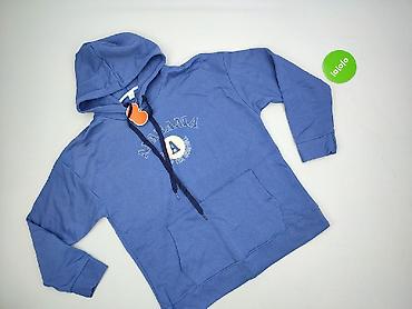 niebieska bluza h: Cider, Bluza z kapturem damska, rozmiar 4XL — 2