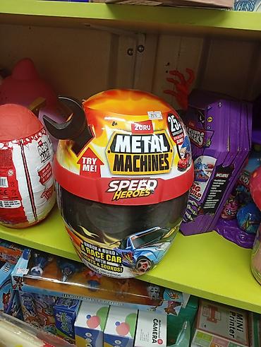 молния маквин: Игровой набор ZURU Metal Machines Speed Heroes — шлем‑капсула с — 2