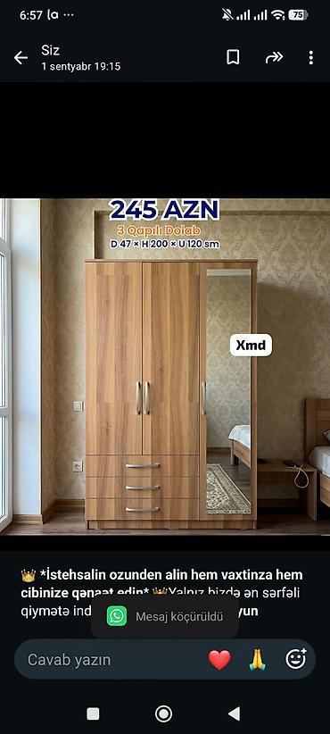 dolap satisi: 👑 **İstehsalin ozunden alin hem vaxtinza hem cibinize qənaət edin** — 1