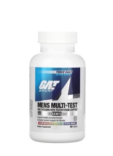 Vitaminlər və BAƏ: Real alıcılar yazsın,qiymet standart. GAT Sport Mens Multi+Test