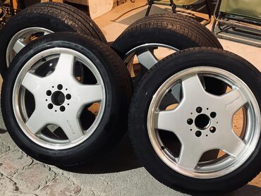 Диски: Литые Диски R 18 AMG, Комплект, отверстий - 5, Новый
