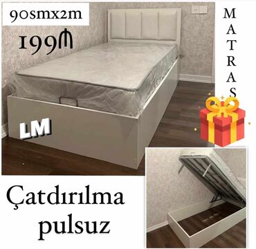 çarpayılar: Yeni, Təknəfərlik çarpayı, Bazalı, Matras ilə, Siyirməsiz