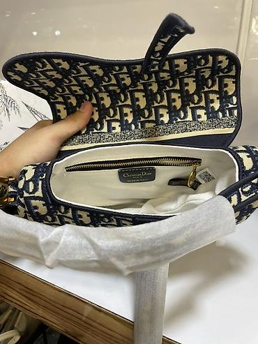 dior b30: Новая Сумка Christian Dior Saddle Oblique с комплектным ремнем. - — 3