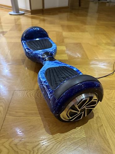 Электротранспорт: Özünü tarazlayan elektrikli hoverboard – mavi “galaxy” dizayn - — 2