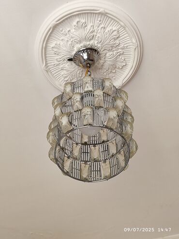 lüstr satışı: Çılçıraq, 1 lampa, Metal