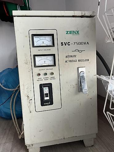 ventil: ZENX SVC-7500VA – Avtomatik AC Gərginlik Tənzimləyicisi - Güc: 7500 — 1