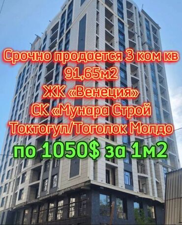 Магазины: 3 комнаты, 91 м², Элитка, 12 этаж, ПСО (под самоотделку)