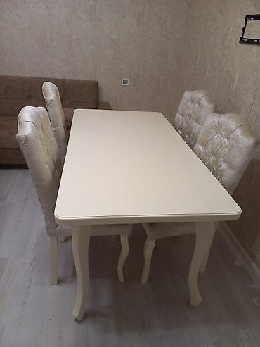 Masa desti. 4 stulla. 220azn ünvan xırdalan*Tehi