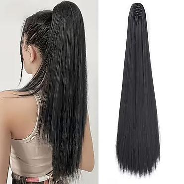 Perike i klipse: Ekstenzija rep (clip-in) – duga talasasta kosa - Tip: sintetička — 28