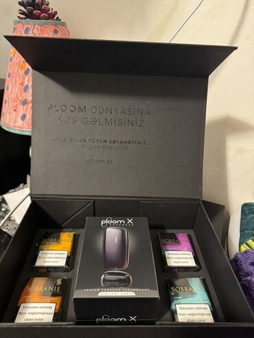 Ploom X qızdırılan tütün cihazı dəsti tütün məhsullarını qızdırmaq