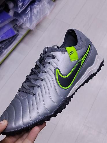 Спорт жана хобби: Футбольные бутсы/сороконожки Nike Tiempo (турф, TF) - Верх — 1
