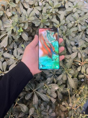 Samsung: Samsung Galaxy S10 Plus, 128 GB, rəng - Yaşıl, Sensor, Barmaq izi, Simsiz şarj