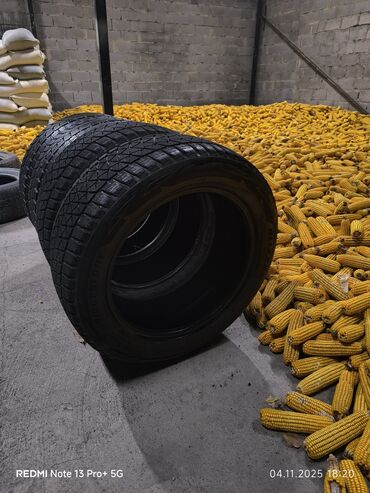 шины для сельхозтехники и тракторов бу: Шиналар 235 / 55 / R 18, Кыш, Комплект, Жол тандабастар (АТ/МТ), Жапония, Bridgestone