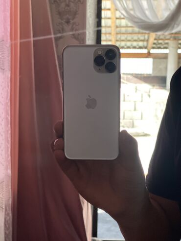 ремонт телевизор ош: IPhone 11 Pro, Б/у, 256 ГБ, Белый, Зарядное устройство, Чехол, 76 %