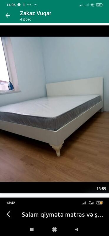 Çarpayılar: Yeni, İkinəfərlik çarpayı, Bazasız, Matras ilə, Siyirməsiz, Azərbaycan — 27