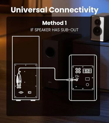 Dinamiklər və kolonkalar: Edifier  T5s / Black Powered Active Subwoofer ✨ 8 düymlük uzun atışlı — 11