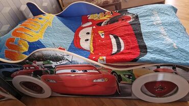 двухъярусная кровать машина: Uşaq çarpayısı – “Cars / Lightning McQueen” temalı - Korpus