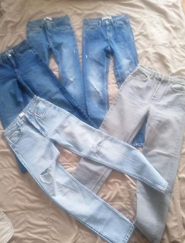 balari odela: 5 farmerki lot, 3 zara i 1 denim xxs i stradivarius xs34 al odg xxs — 5