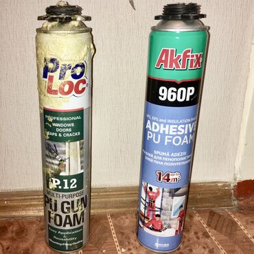 Монтажные пистолеты: Остатки после утепления балкона. Все вместе — отдам за указанную ниже — 9