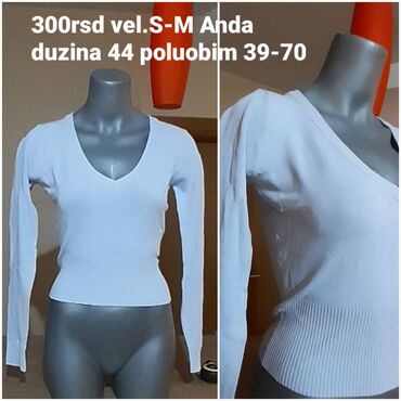 Majice dugačkih rukava: S (EU 36), Sa ilustracijom, Jednobojni — 2