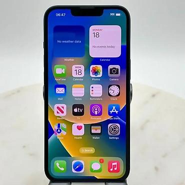 Apple iPhone: Apple iPhone (serija 13/14 – 6.1") u ponoćno plavoj/crnoj boji — 1