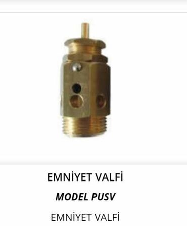 c profil qiymeti: Məhsul: Emniyyət valfi – Model PUSV - Material: Pirinç gövdə, yivli