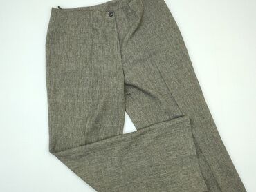 szare chinosy damskie: Material trousers, XL (EU 42), condition - Very good