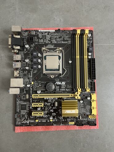 Материнские платы: Материнская плата, Б/у, Asus, LGA1150, Micro-ATX, Для ПК