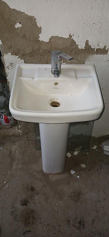 CERA markalı ayaqüstü lavabo (pedestal sink) - Material: keramika - lalafo.az -da CERA markalı ayaqüstü lavabo (pedestal sink) - Material: keramika -