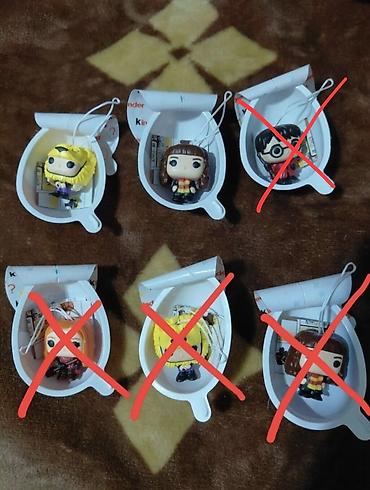 Брелоки: Продаю фигурки Kinder joy Funko pop Harry Potter по 100с или обменяю — 1