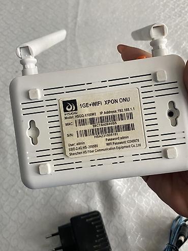 Modemlər və şəbəkə avadanlıqları: HSGQ 1GE + WiFi XPON ONU (model: HSGQ-X100W2) - Fiber internet üçün — 4