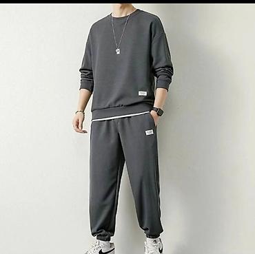 pull and: Мужской спортивный костюм, Все размеры, Новый, цвет - Черный, Платная доставка — 5