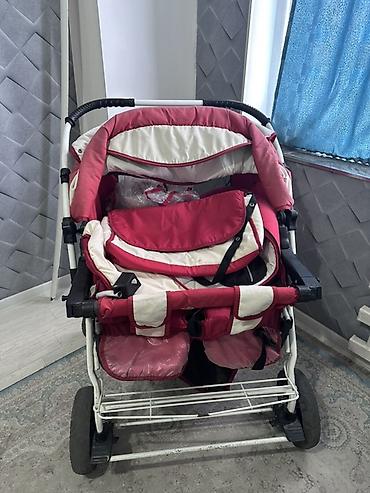 детские коляски ош: Срочно срочно срочно. коляска для двойни. есть зимний чехол — 1