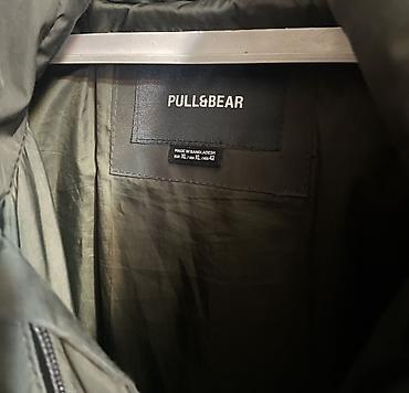 куртка коламбия: Мужская куртка, XL, PULL&BEAR, Б/у, цвет - Зеленый, Самовывоз — 4