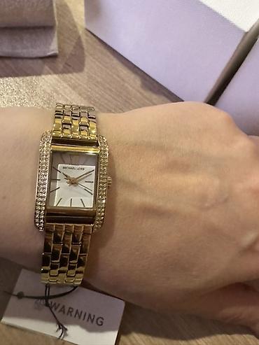 saat michael kors: Yeni, Qol saatı, Michael Kors, rəng - Qızılı — 4