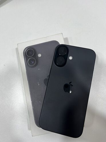 Apple iPhone: IPhone 16, 128 GB, Qara, Zəmanət, Barmaq izi, Simsiz şarj