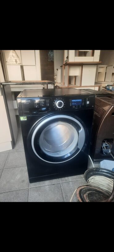 куплю бу стиральную машину на запчасти: Стиральная машина Hotpoint Ariston, 9 кг, Б/у, Автомат, Без сушки, Нет кредита, Самовывоз