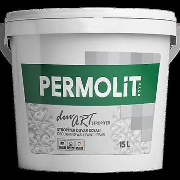 ev boyası: "Permolit" divar stropiyer boyası (0.75 L)Permolit duvar stropiyer — 1