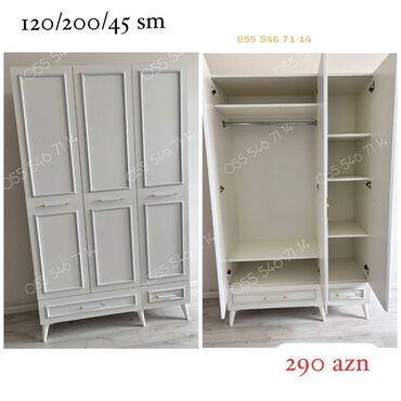Çarpayılar: Yeni, 3 qapılı Düz dolab, Qarderob, paltar dolabı lalafo.az -da Çarpayılar: Yeni, 3 qapılı Düz dolab, Qarderob, paltar dolabı