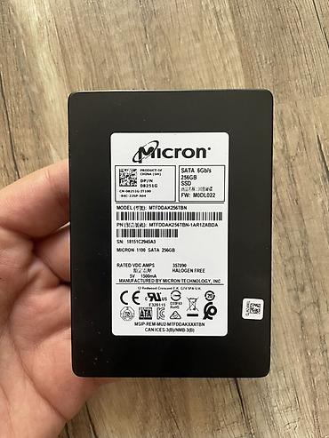 Накопители SSD: Micron 1100 SATA SSD – 256 GB - Model: MTFDDAK256TBN (FW: M0DL022) - — 1