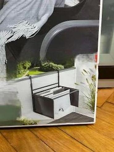 Baštenski nameštaj: Belavi balkon sto sa sušilicom za veš - Multifunkcionalni sklopivi — 11