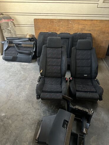 матиз сидени: Орундуктар комплектиси, Кездеме, BMW 1995 г., Колдонулган, Оригинал, Германия