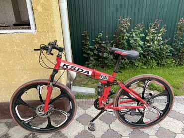 Велосипеды: Продается велосипед фирмы KSDA. Размер рамы 17, колеса 24. Вложение на