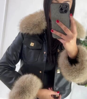 Zimske jakne: M, Jednobojni, Sa postavom, Krzno — 4