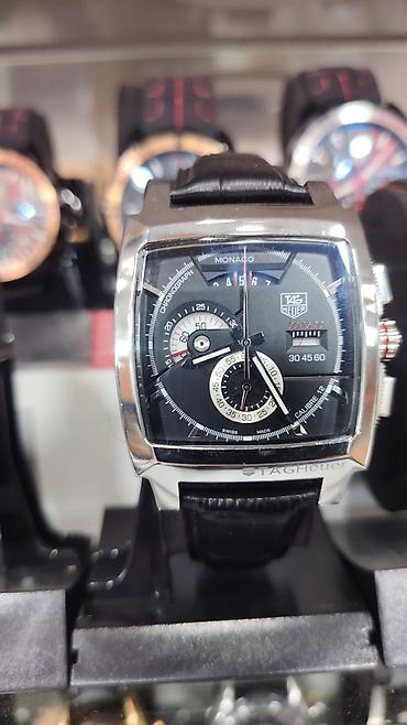 Aksesuarlar: TAG Heuer Monaco avtomatik qol saatı - Korpus: kvadrat formalı — 10