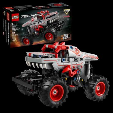 детские игрушечные коляски: Lego Technic 42200 Monster Jam ThunderROARus Откатной механизм,New