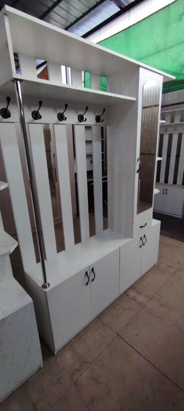 Гарнитуры для прихожей: Гарнитур для прихожей, Новый, Шкаф, Вешалка, Трюмо, ДСП, Бесплатная доставка, цвет - Белый — 9