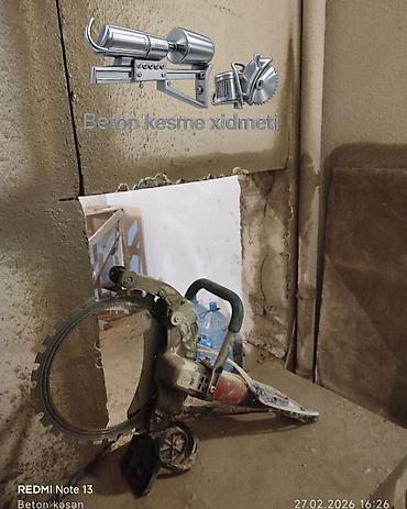 Beton işləri: #betonisleri #beton #betonkesme #betonkəsimi #betonkesim #betondesme — 8