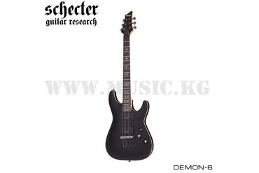 Пианино, фортепиано: Электрогитара Schecter Demon-6 Aged Black Satin Новая серия Demon